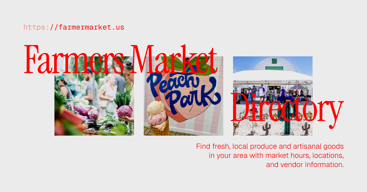 Your Local Food Adventure Starts Here: Discover FarmerMarket.us